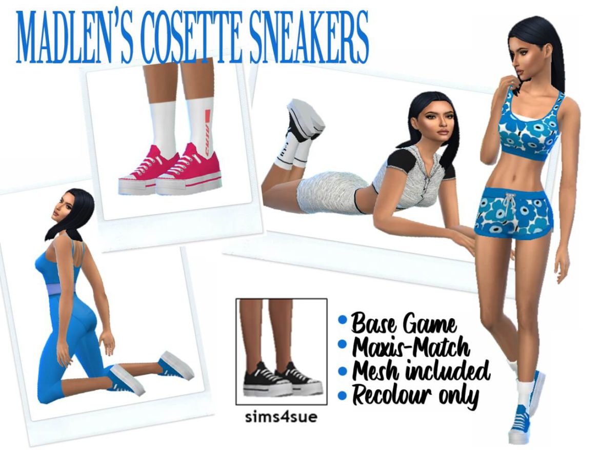 Sims 4 MADLENS COSETTE SNEAKERS