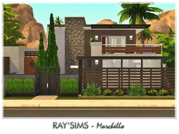 Sims 4 Marchello House by Ray_Sims