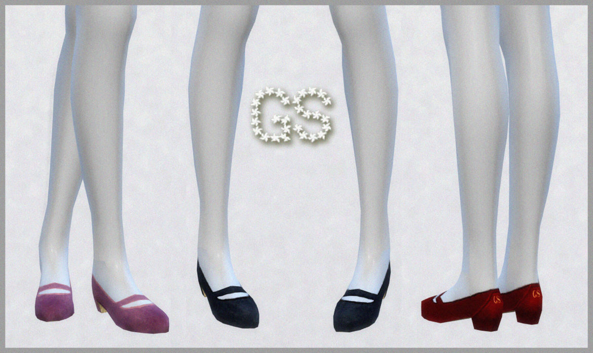 Sims 4 mary jane shoes