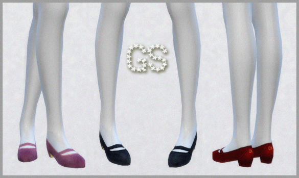 Sims 4 mary jane shoes