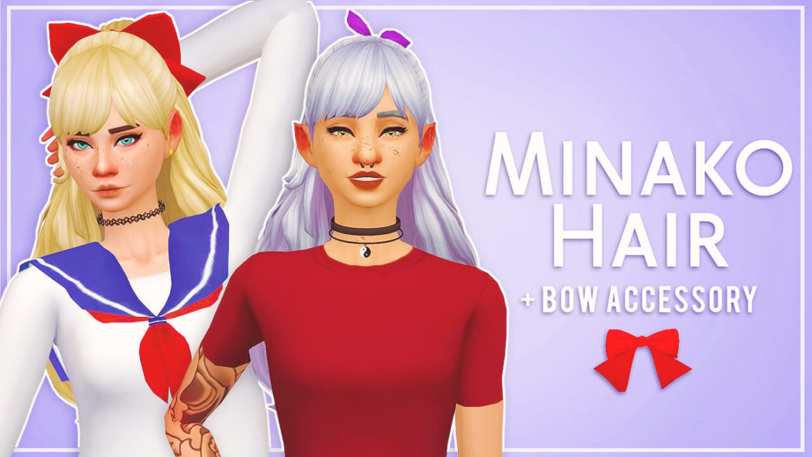 Sims 4 Minako Hair