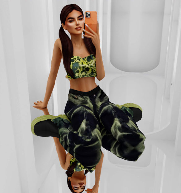Sims 4 mirror pose pack by bultae ts4 in game pose 5