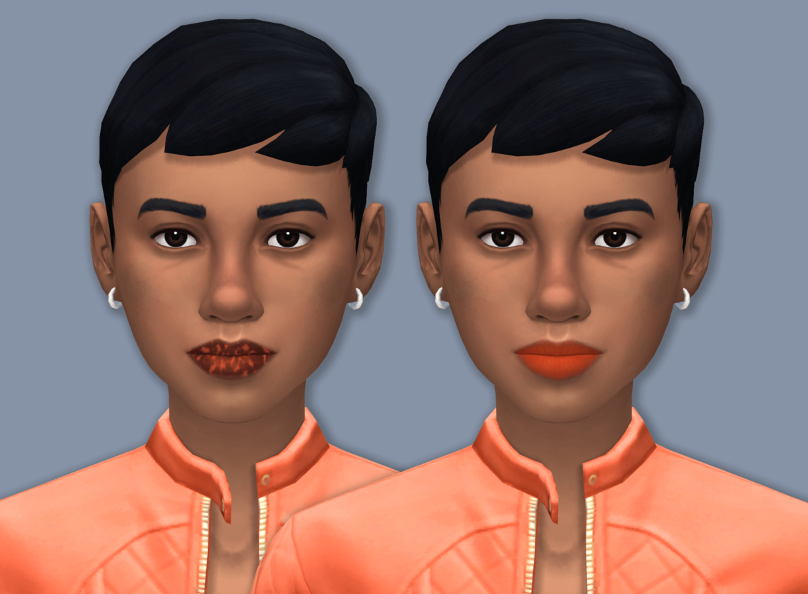 Sims 4 moxie makeup lipsticks an update to my matte