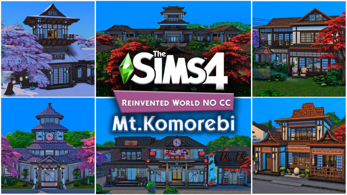 Sims 4 mt komorebi sims 4 reinvented world no cc
