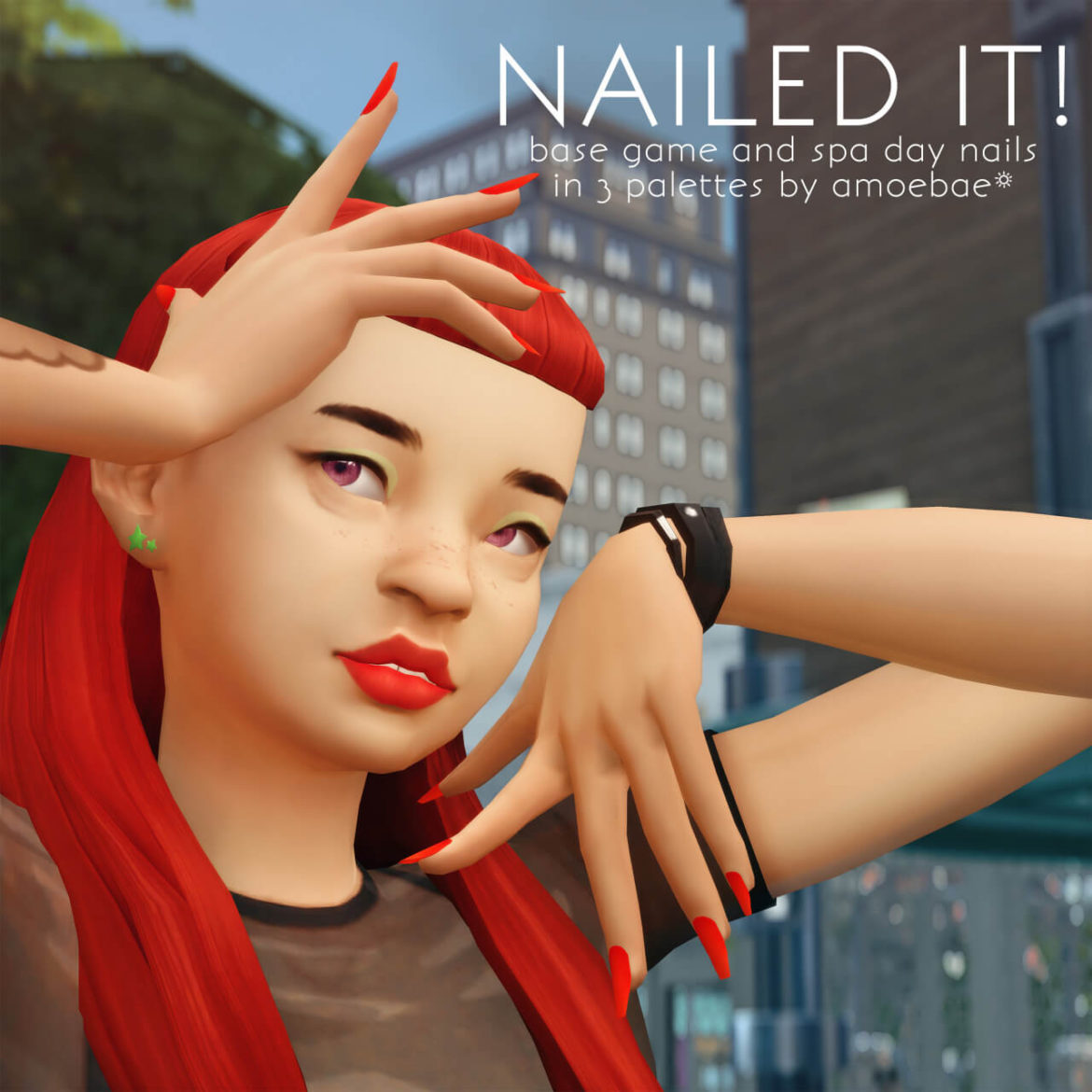 Sims 4 Nailed it – nails