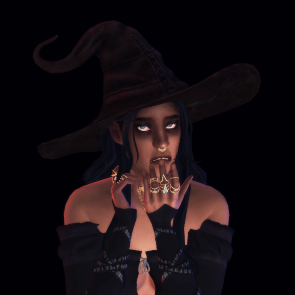 Sims 4 neha witch hat