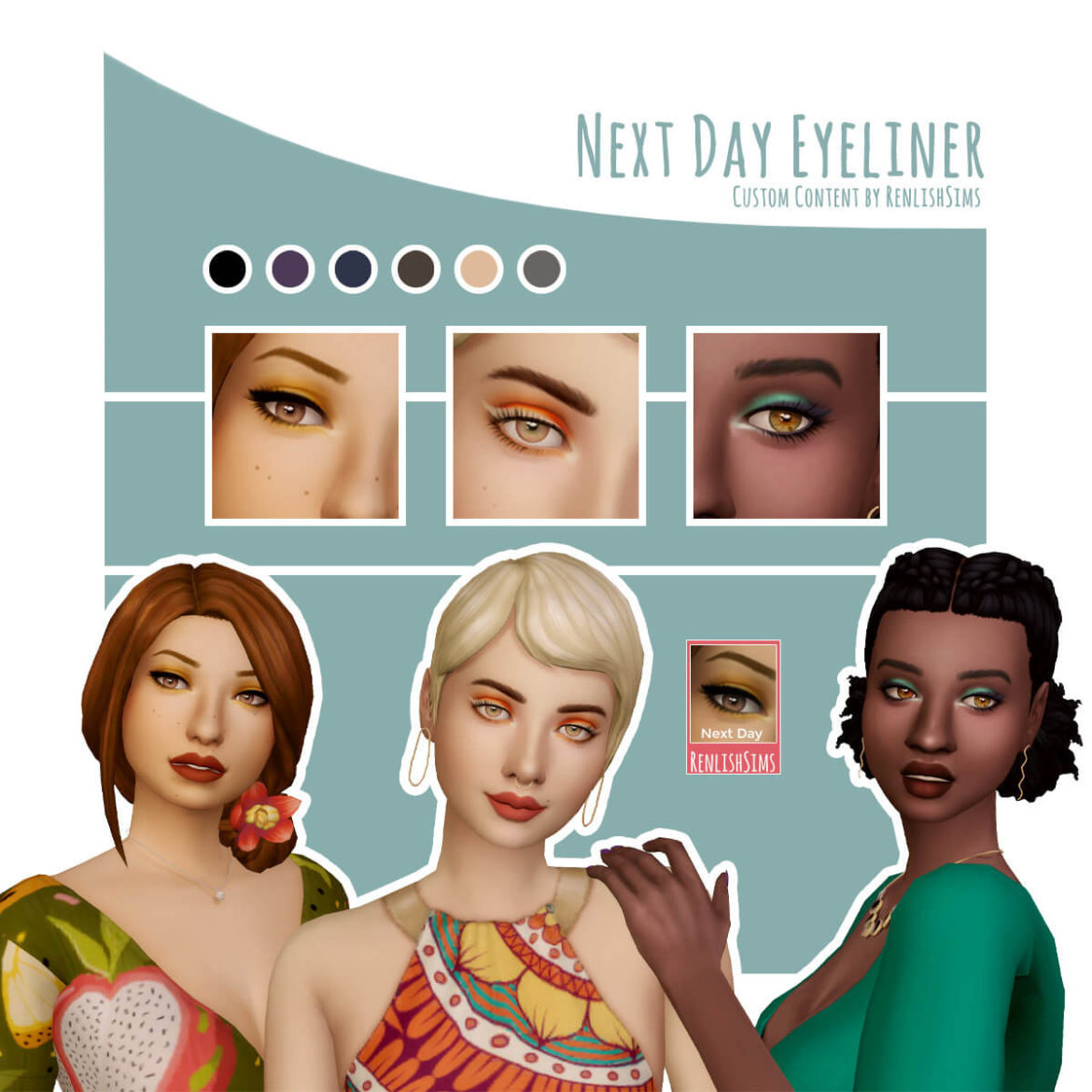 Sims 4 Next Day Eyeliner