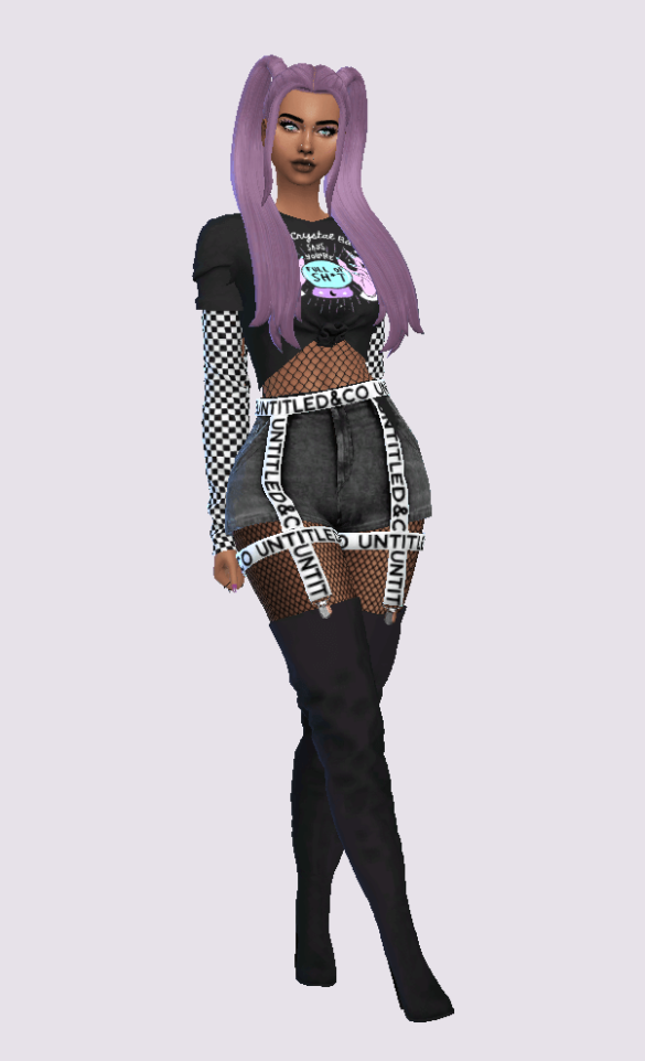 Sims 4 night vixen recolour cripticsims bella v12 3