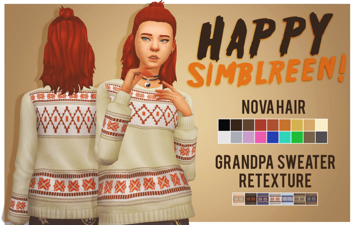 Sims 4 nova hair