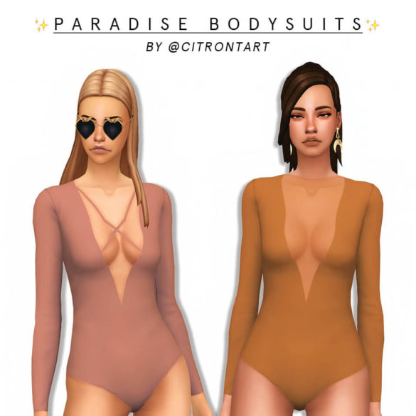 Sims 4 paradise bodysuits