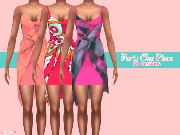 Sims 4 party one piece dress