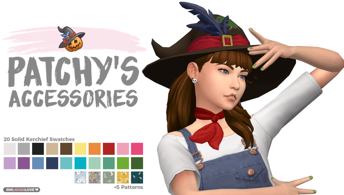 Sims 4 patchy hat accessories