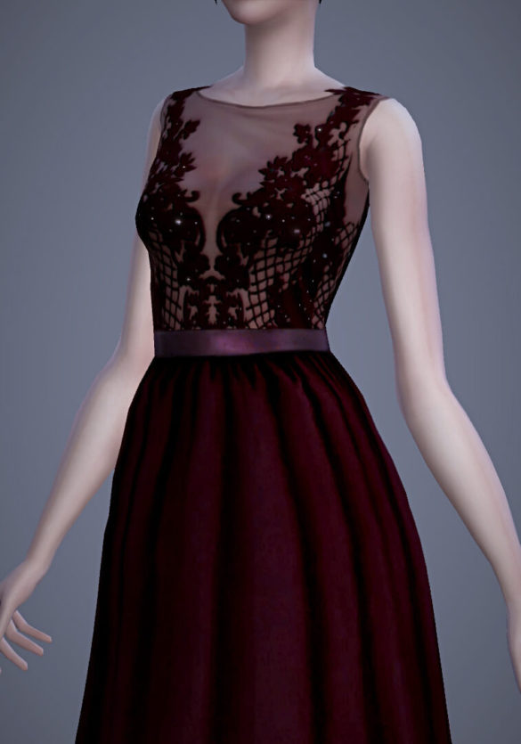 Sims 4 Persephone Dress