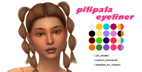 Sims 4 pilipala eyeliner