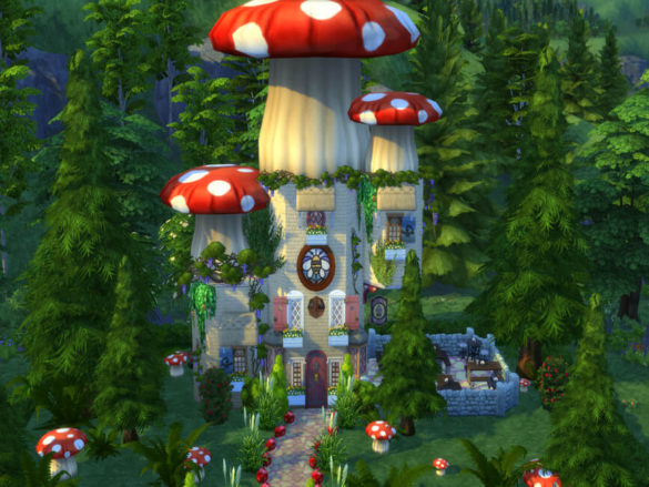 Sims 4 Restaurant (The Red Mushroom) by susancho93 at TSR