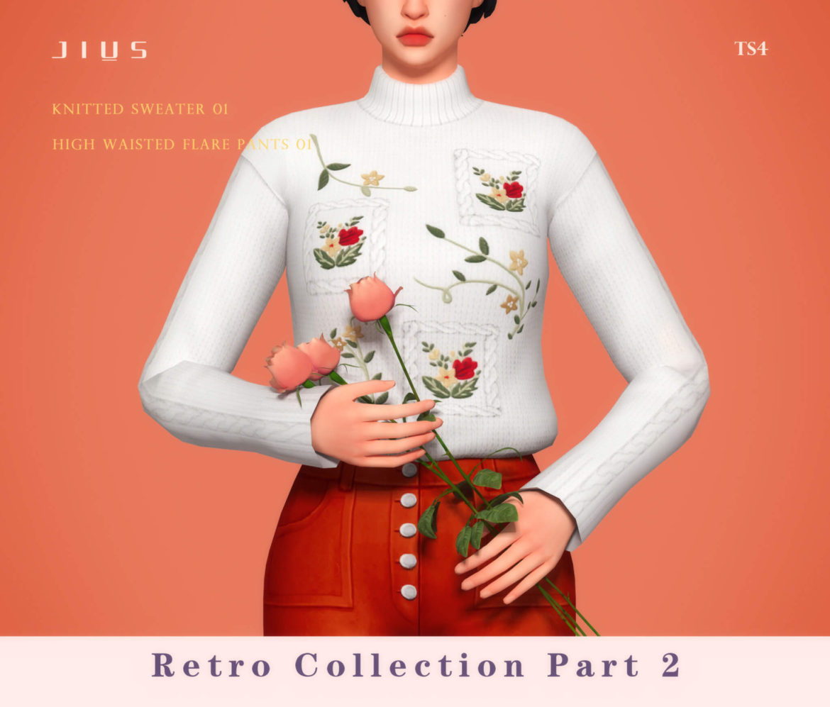 Sims 4 retro collection part 2 clothes jius