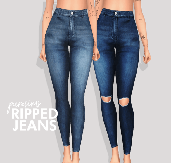 Sims 4 ripped jeans 15