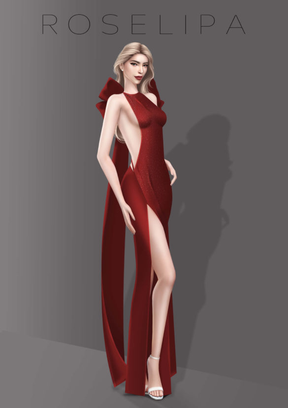 Sims 4 roselipa model pose v8
