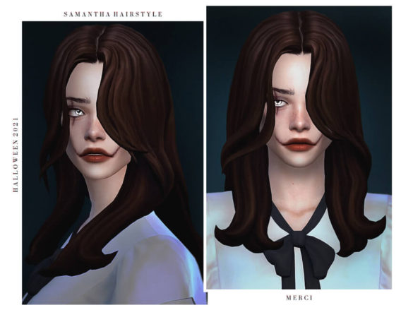 Sims 4 Samantha Hairstyle by -Merci-