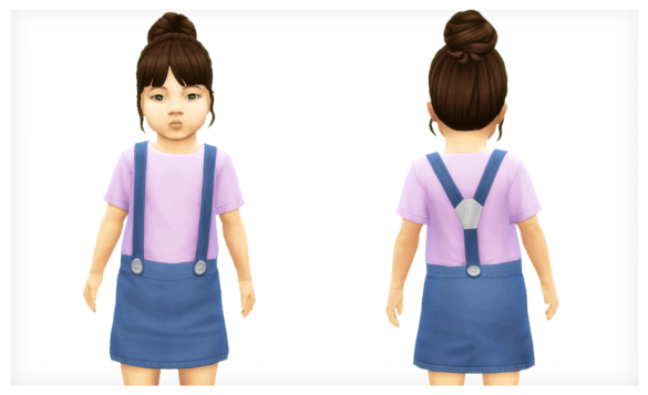 Sims 4 sandy full outfit for toddlers