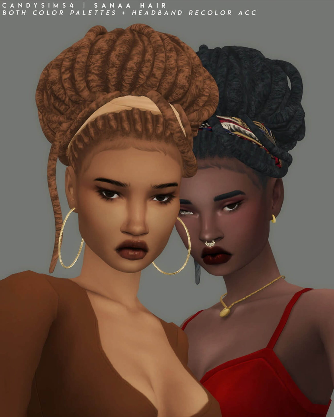 Sims 4 Sanna Hair by Candy Sims 4