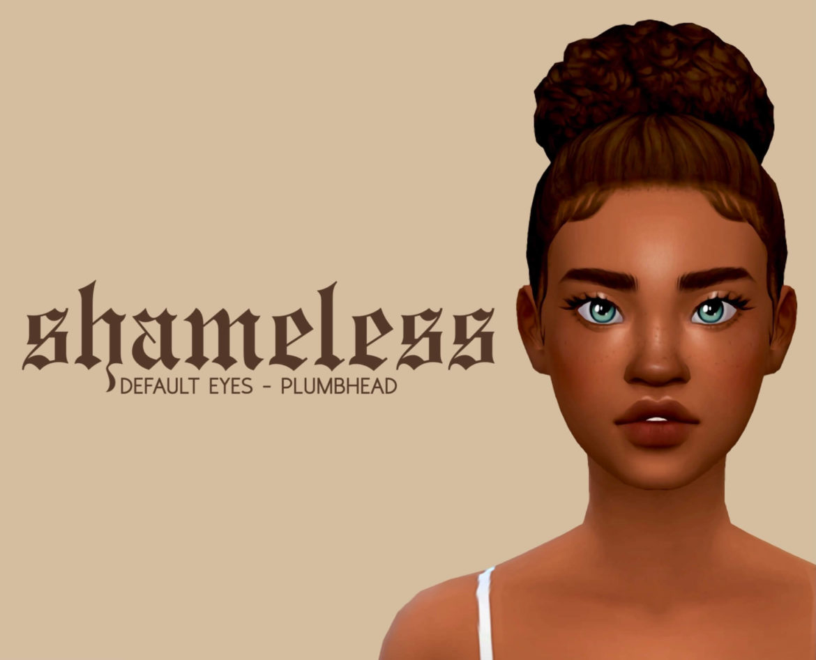 Sims 4 shameless eyes default replacement comes in ea
