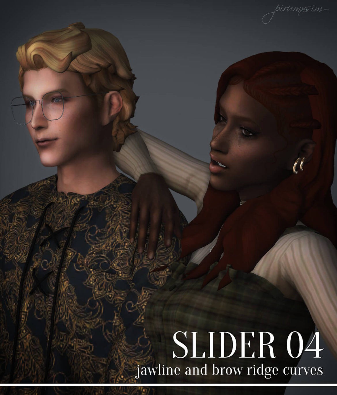 Sims 4 slider 04 adds curves on jaw and forehead