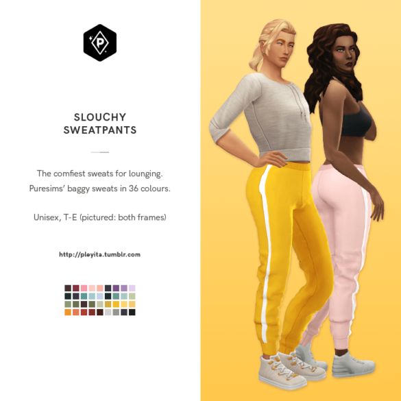 Sims 4 SLOUCHY SWEATPANTS
