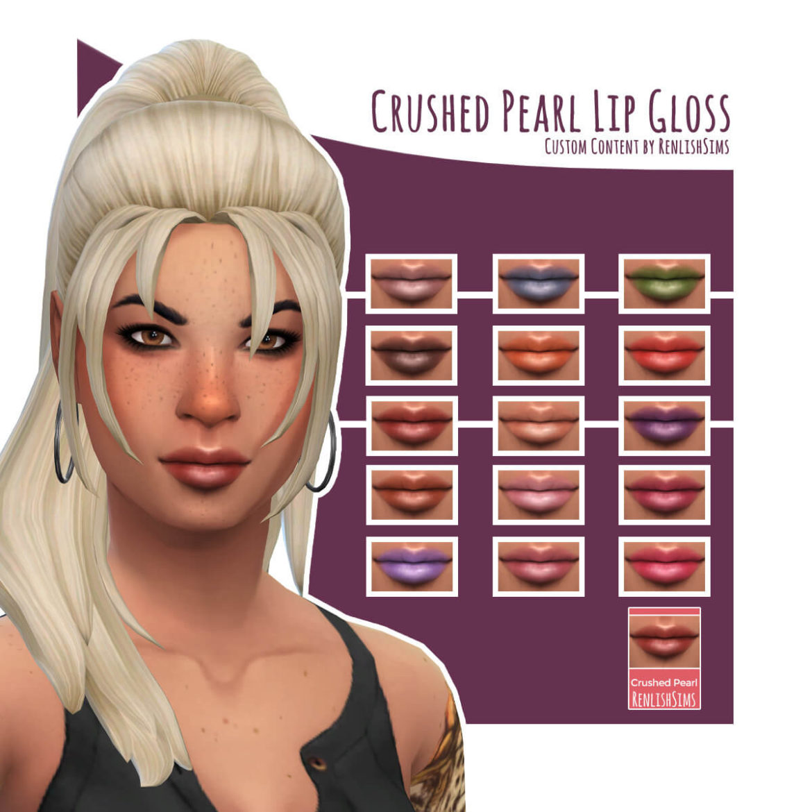 Sims 4 pearly lipstick