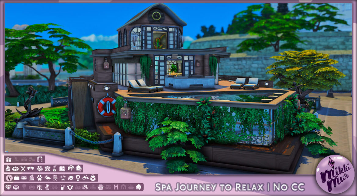 Sims 4 Spa Journey to Relax