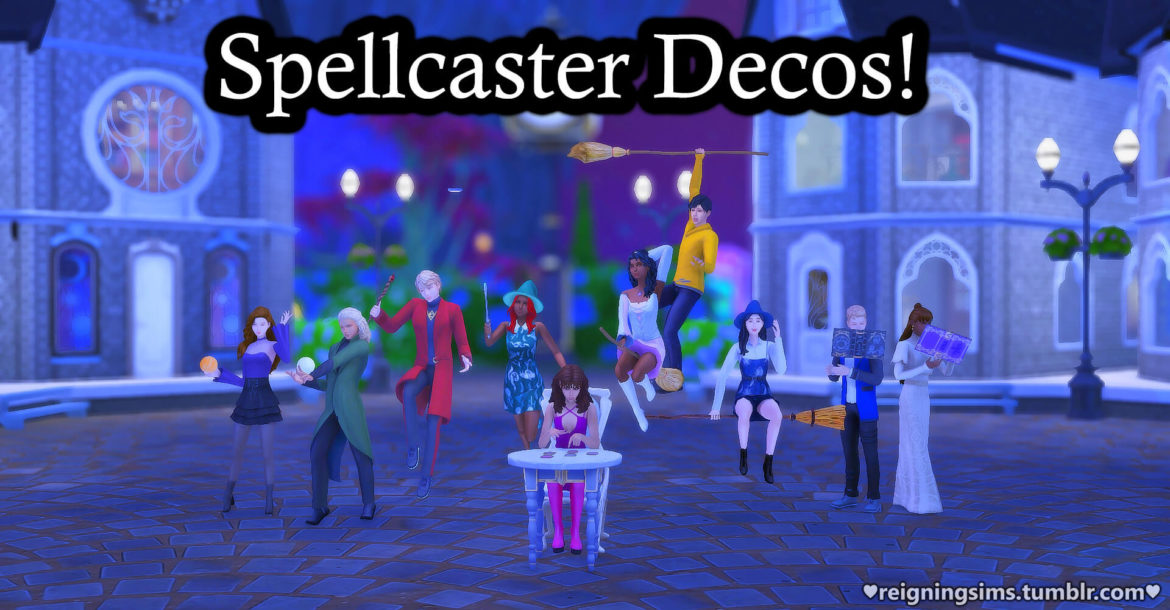 Sims 4 spellcaster deco