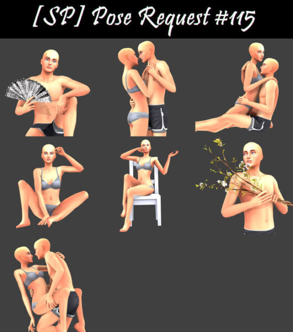 Sims 4 sppose request 115 pose