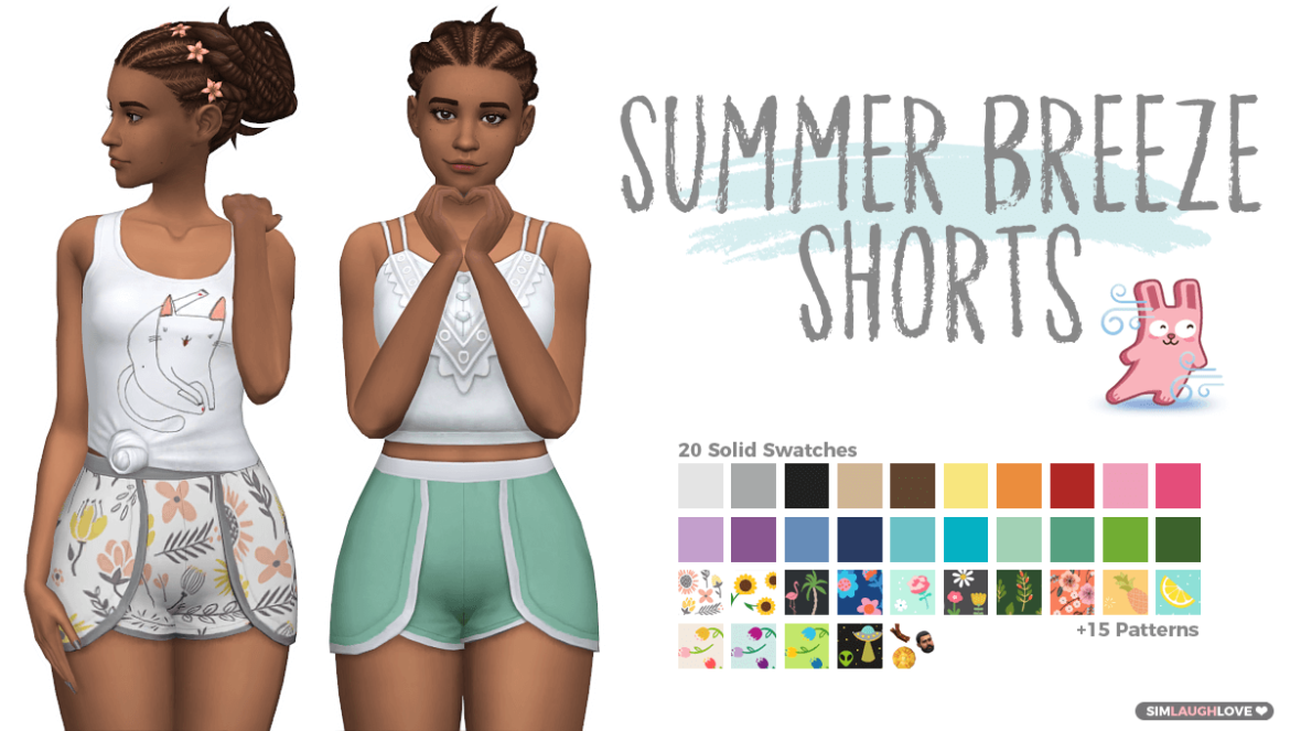 Sims 4 summer breeze shorts