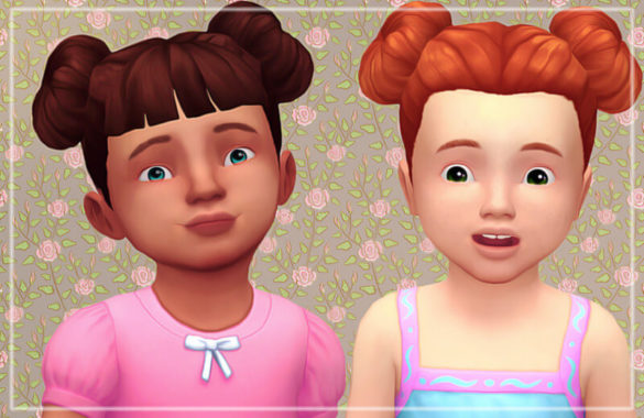 Sims 4 Sunflower hairs for toddlers