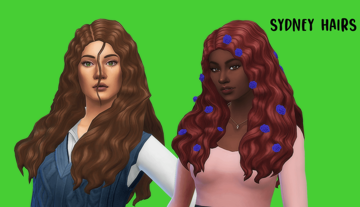 Sims 4 sydney hair recolored my dumbass