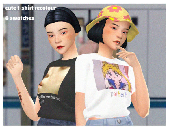 Sims 4 t-shirt recolors