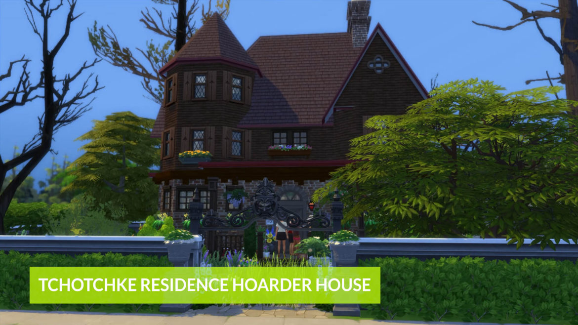 Sims 4 Tchotchke Hoarder House – TS4 – NO CC