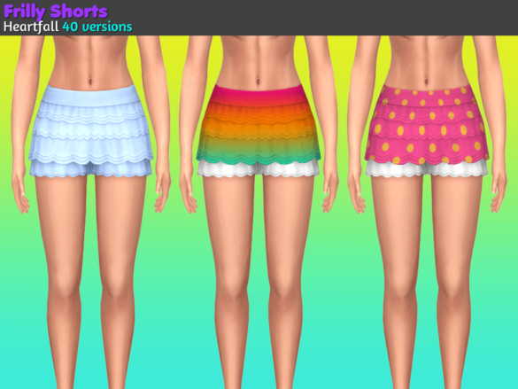 Sims 4 the frilly shorts