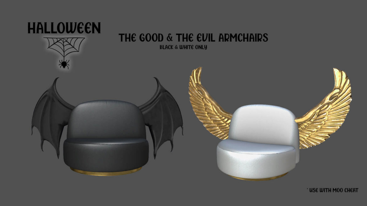 Sims 4 The Good & The Evil Armchair