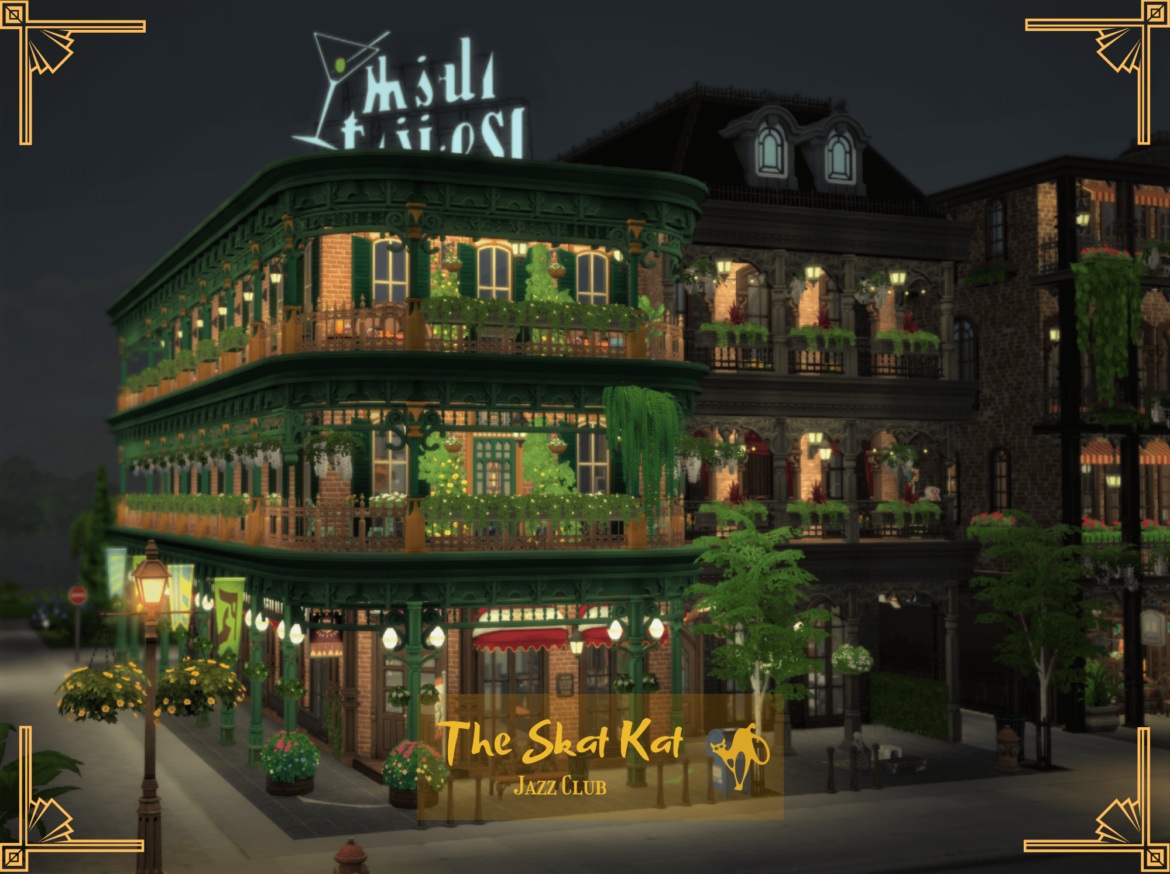 Sims 4 the skat kat jazz club