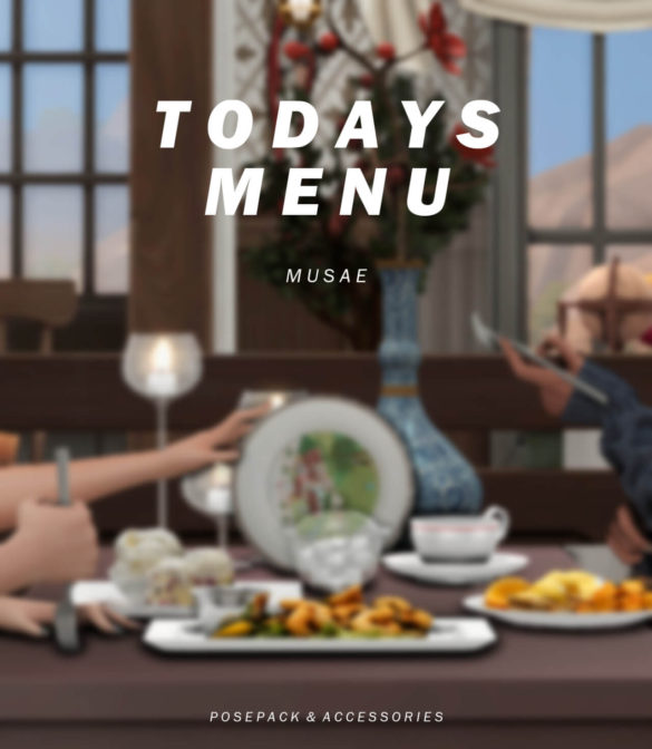 Today’s Menu Poses + Flatware and Dinnerware by EFFIE