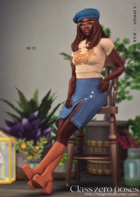 Sims 4 ts4 class zero poses pose pack download