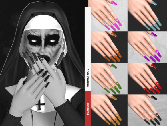 Sims 4 Unholy Nails