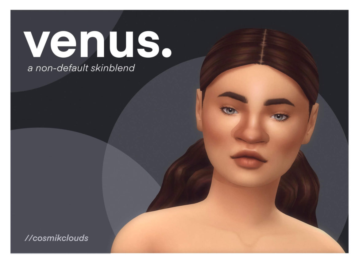 Sims 4 venus a non default skinblend