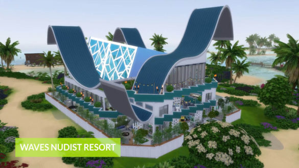 Sims 4 Waves Resort – TS4 – NO CC