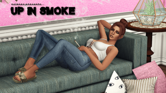 Sims 4 whats up friends heres up in smoke my new pose