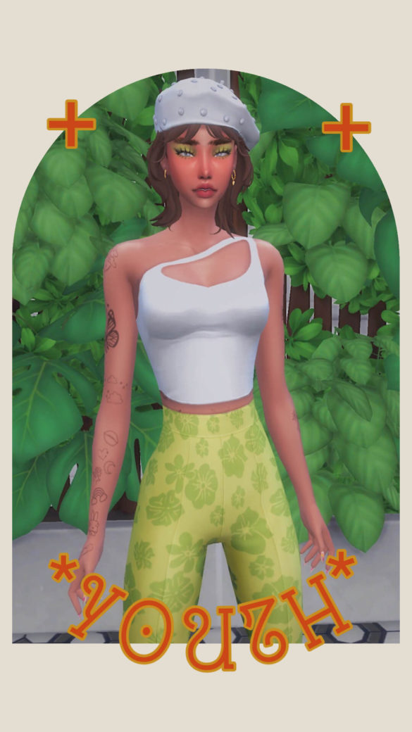 Sims 4 youth hair clumsyalienn top arethabee