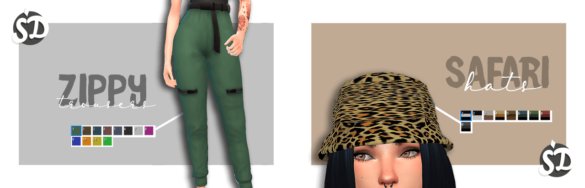 Sims 4 ZIPPY TROUSERS