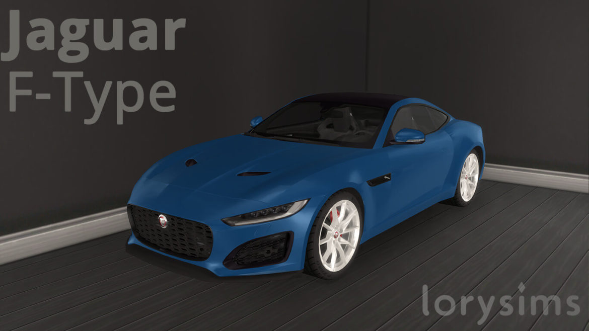 Sims 4 2021 Jaguar F-Type by LorySims