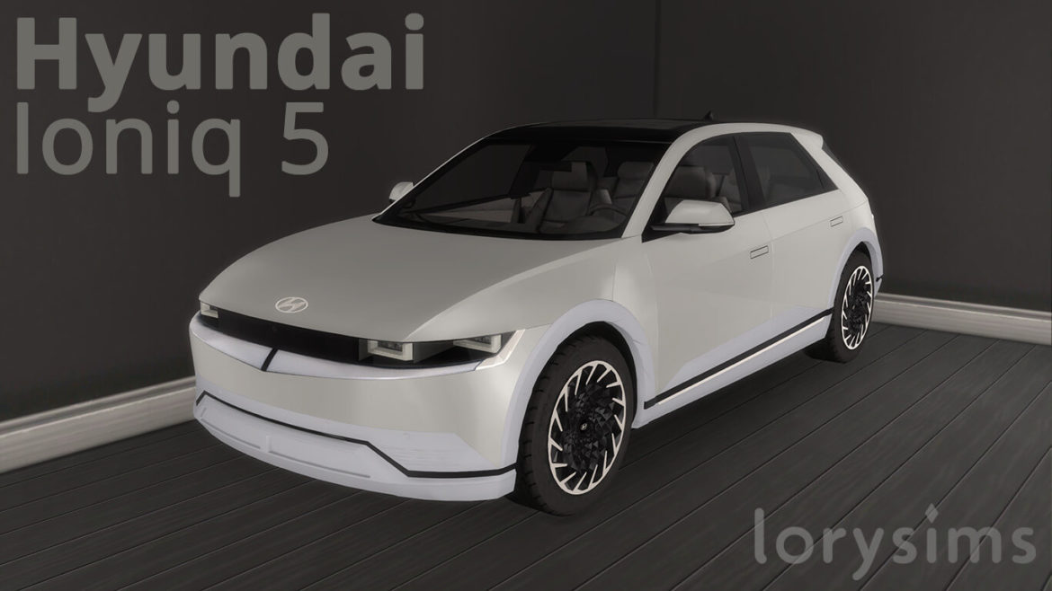 Sims 4 2022 Hyundai Ioniq 5 by LorySims